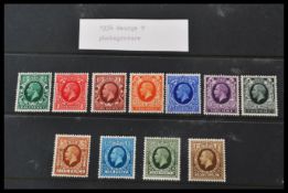 Great Britain stamps.1934 George V Photogravure ½d to l/- (Set 11 values) Unmounted mint