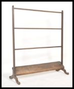 A rare unusual early 19th Century Georgian mahogany gentlemans vanity or dressing butler stand