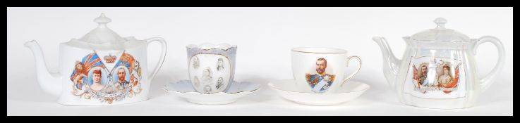A collection of Commemorative china ceramics dating from the 19th Century to include Victorian Queen