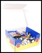 ASSORTED MODEL PLASTIC FIGURES IN AN AIRFIX DISPLAY BOX