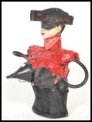 An unusual 20th Century steampunk inspired folk art mannequin model featuring a cabaret style female