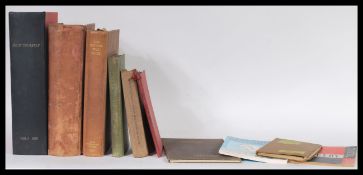 A collection of assorted vintage / antique manuals and catalogues to include a large Buck &