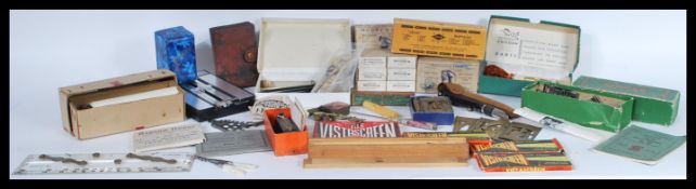A fantastic collection of vintage miscellaneous items to include brass Sovereign scales x 2 ,