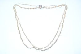 FRESHWATER PEARL MIKIMOTO LARGE LONG PEARL NECKLAC