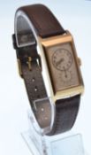 1930'S ART DECO 9CT GOLD ROLEX PRINCE CHRONOMETER