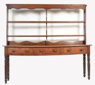 A LARGE 19TH CENTURY VICTORIAN SOLID OAK WELSH DRE