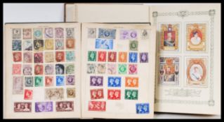 An early 20th Century stamp album containing stamps dating from the 19th Century from all around the