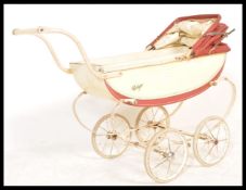 VINTAGE 20TH CENTURY CHILDS DOLL PRAM