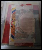 CHINA Selection of Chinese vintage paper wall and hanging decorations. Attractive designs for