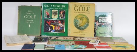 A selection of vintage 20th Century sporting ephemera to include to include sporting booklets