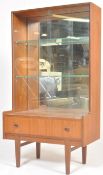RETRO VINTAGE 1970'S DANISH INFLUENCE DISPLAY CABINET