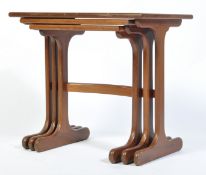 G-PLAN FRESCO TEAK WOOD NEST OF TABLES BY VICTOR B. WILKINS