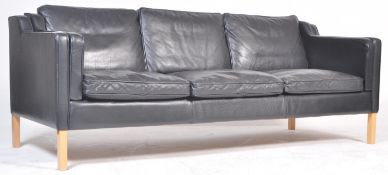 1970'S STOUBY THREE SEATER SETTEE BORGE MOGENSON STYLE