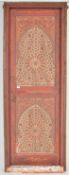 UNUSUAL 20TH CENTURY PAINTED NORTH AFRICAN MOROCCAN DOOR