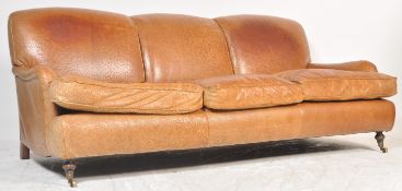 STUNNING RETRO HOWARD STYLE THREE SEAT SOFA SETTEE