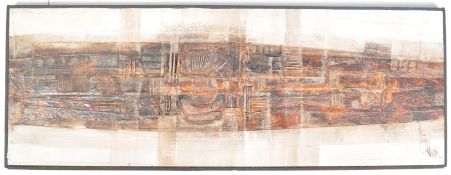 ROSSLYN RUIZ STYLE 3D MIXED MEDIA RELIEF WALL ART PAINTING