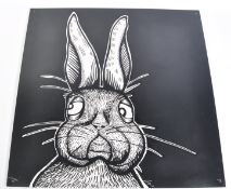 LUCAS ANTICS RAMPANT RABBIT GRAFFITI ART PAINTING BY ALEX LUCAS