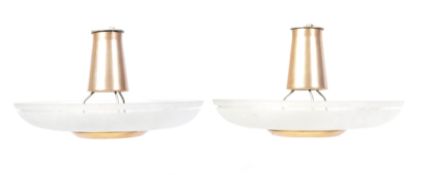 1950'S CEILING UPLIGHTERS REMOVED FROM THE MASONIC HALL BRISTOL