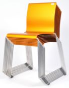 BLA STATION STING 030A 2006 STACKING CHAIRS BY S. BORSELIUS & F. MATTSON