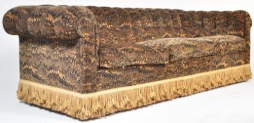 ITALIAN BOHEMIAN STYLE VINTAGE CHESTERFIELD SOFA SETTEE