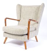 HEALS 1950'S RETRO VINTAGE BAMBINO CHAIR BY HOWARD KEITH