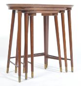 MID 20TH CENTURY VINTAGE KIDNEY SHAPED NEST OF TABLES