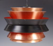 20TH CENTURY DANISH RETRO VINTAGE CEILING LAMP / LIGHT FIXTURE