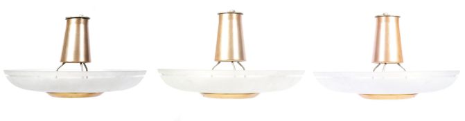 1950'S CEILING UPLIGHTERS REMOVED FROM THE MASONIC HALL BRISTOL