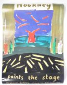 DAVID HOCKNEY 1980'S HAYWARD GALLEY EXHIBITION POSTER