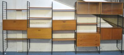 RETRO VINTAGE LADDERAX SHELVING UNIT MADE BY STAPLES