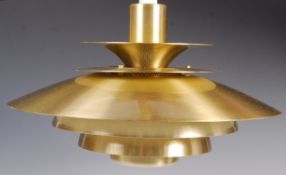 20TH CENTURY DANISH RETRO VINTAGE CEILING LAMP / LIGHT PENDANT