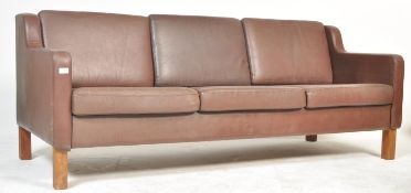 RETRO VINTAGE 1970'S DANISH BORGE MOGENSON STYLE SOFA