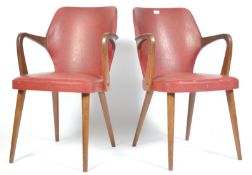 POLONIO 20TH CENTURY RETRO VINTAGE ELBOW DINING ARMCHAIRS