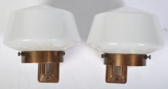 1950'S WALL LIGHTS REMOVED FROM THE MASONIC HALL BRISTOL