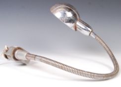 ART DECO VINTAGE INDUSTRIAL ENGINEERS GOOSE NECK LAMP