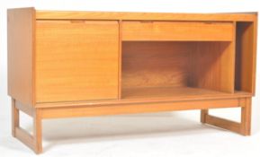 20TH CENTURY TURNIDGE TEAK WOOD RECORD CABINET