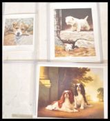 A collection of limited edition prints of dogs to include ' Lets Play ' after P Doyle featuring a
