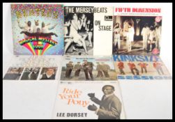 A collection of seven 7