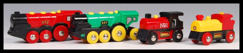 BRIO BATTERY OPERATED 00 GAUGE MODEL RAILWAY TAINSET LOCOMOTIVES