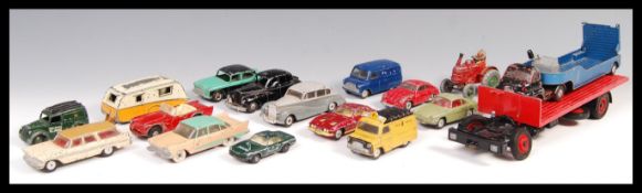 ASSORTED VINTAGE SCALE DIECAST MODEL VEHICLES