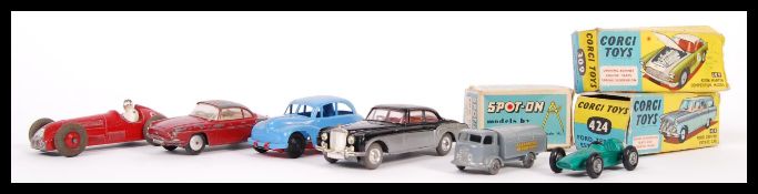 ASSORTED DIECAST SCALE MODEL VEHICLES AND BOXES