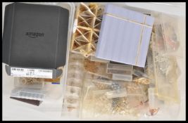 A large collection of vintage costume jewellery for jewellery making and repair including many