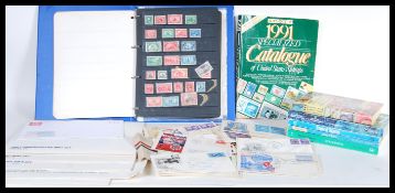 A collection of USA American stamps dating from th