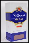 A vintage retro 20th Century Advertising point of sale shop sign Rothmans King Size cigarette lamp