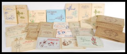 A collection of vintage advertising cigarette cards and albums to include full sets of Wills ' The