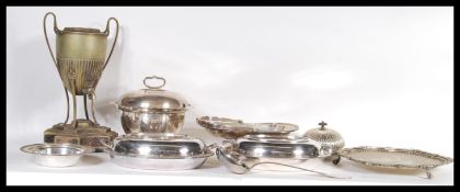 A good collection of vintage early 20th Century silver plate and plated wares to include a