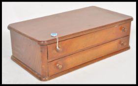 A vintage 20th Century advertising point of sale shop haberdashery sewing box for Anchor Sewing