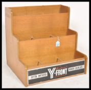 A vintage 20th Century Art Deco advertising shop counter sectional point of sale display for Coopers