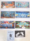 A set of eight A4 and A3 sized Banksy Bristol street artist limited edition prints to include TNT