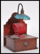 A vintage mid 20th Century shop display watch / bracelet display stand of wooden construction,